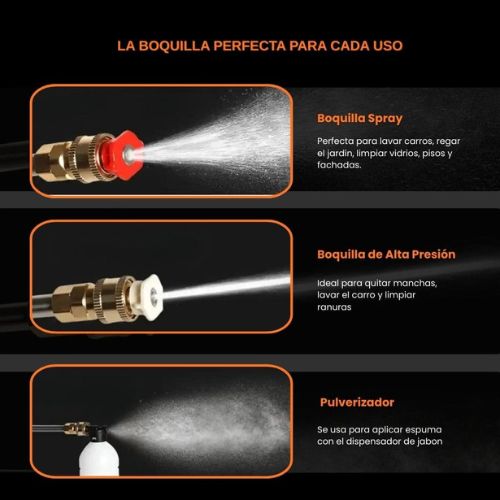 Hidrolavadora Portátil + Aspiradora GRATIS!