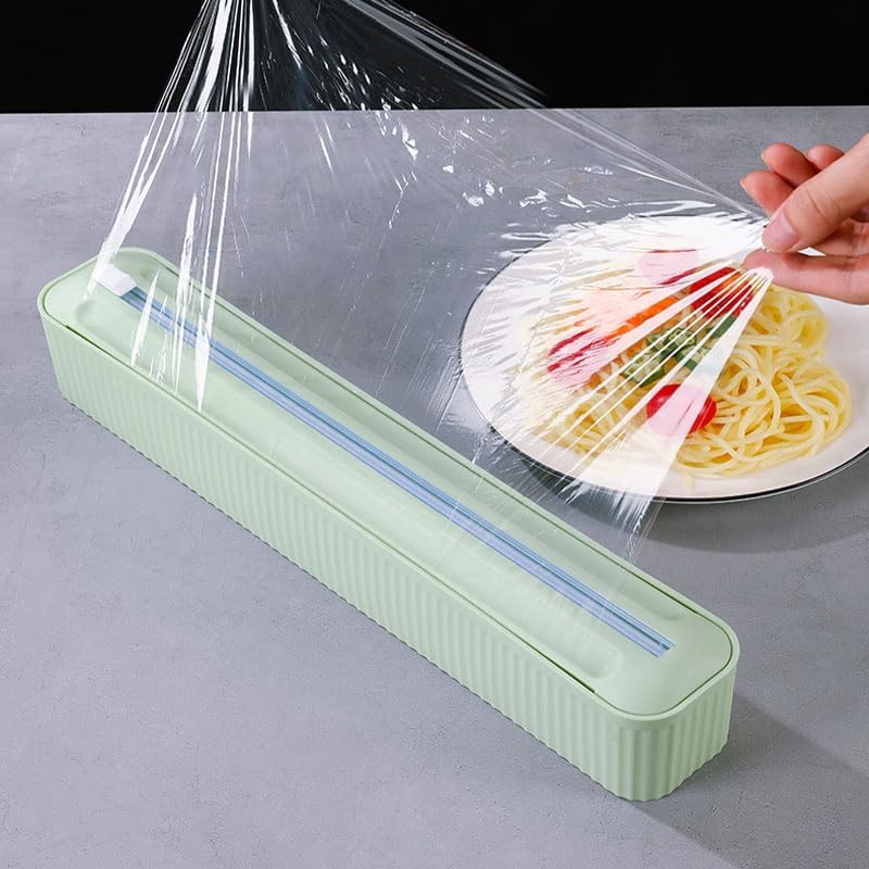 Dispensador 3 en 1: Papel Film, Aluminio y Mantequilla