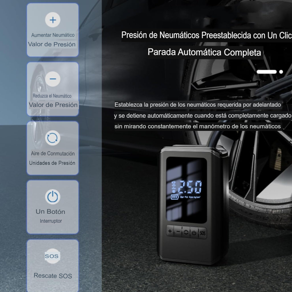 INFLADOR ELÉCTRICO PORTÁTIL