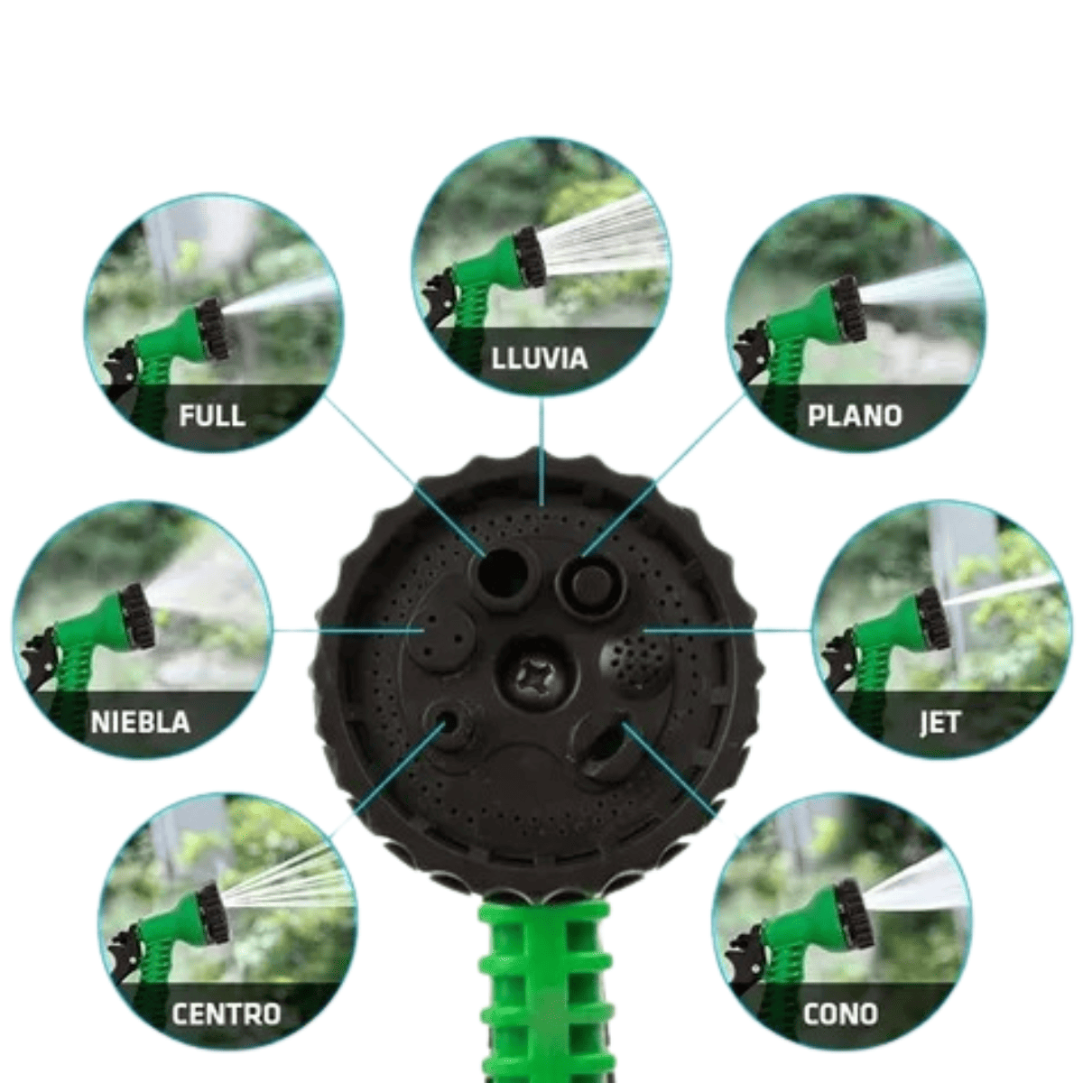 Manguera Mágica Expandible 7 en 1