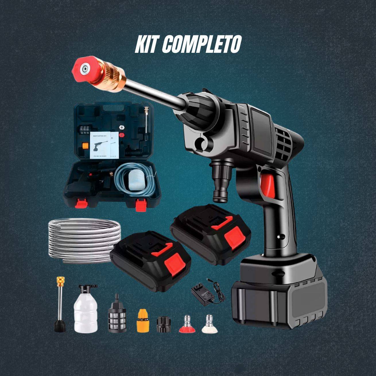 Hidrolavadora Portátil  + Aspiradora GRATIS!