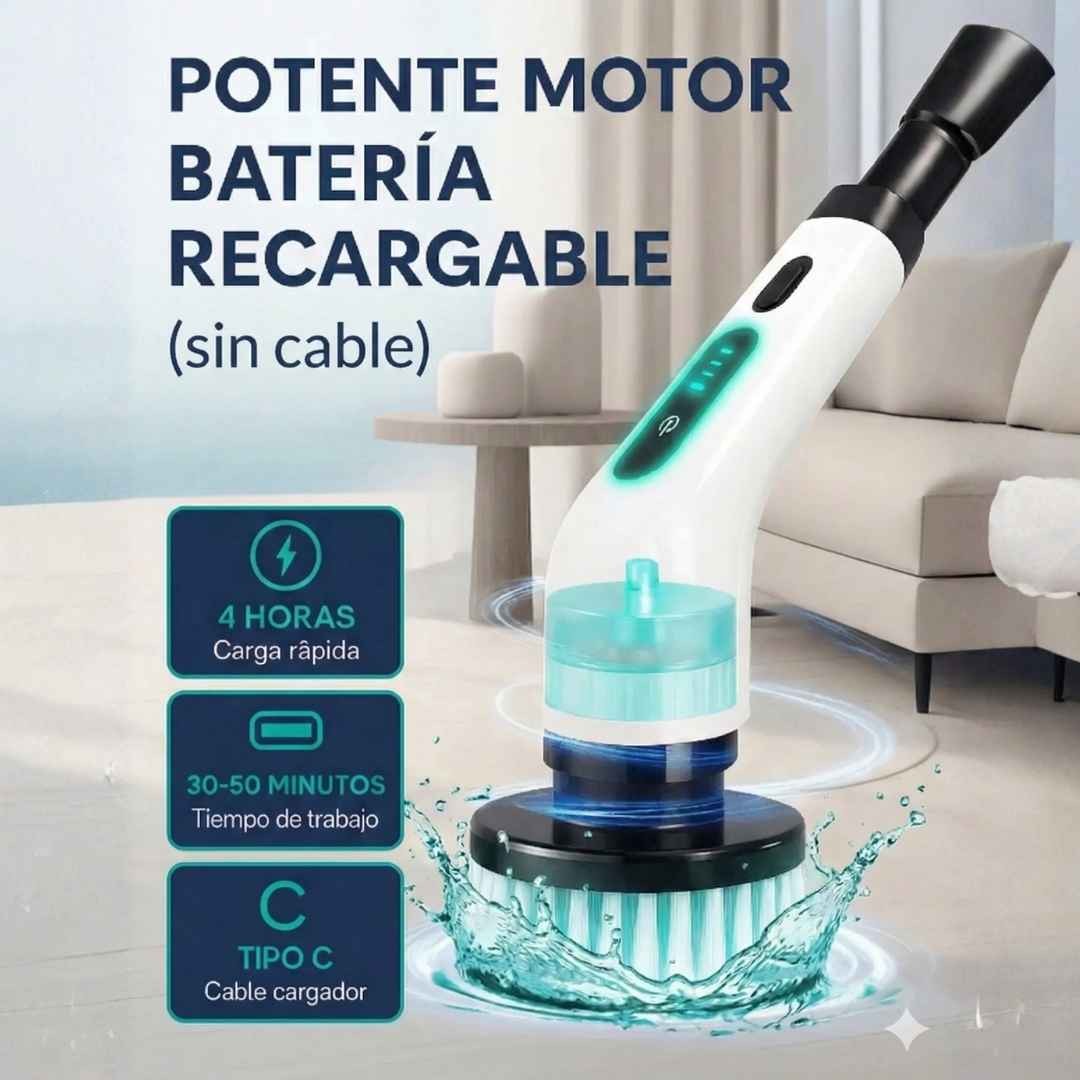 Cepillo Eléctrico Inalámbrico 9 en 1